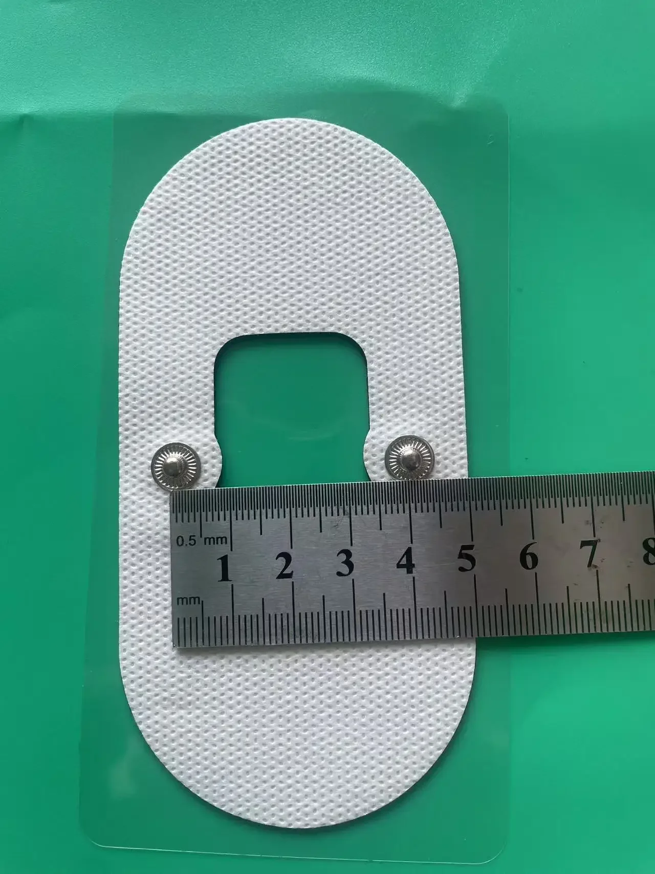 10/50pcs Self-adhesive 3.5mm double Stud button electrode Pad patch physiotherapy massage navel patch suitable for Ambos device
