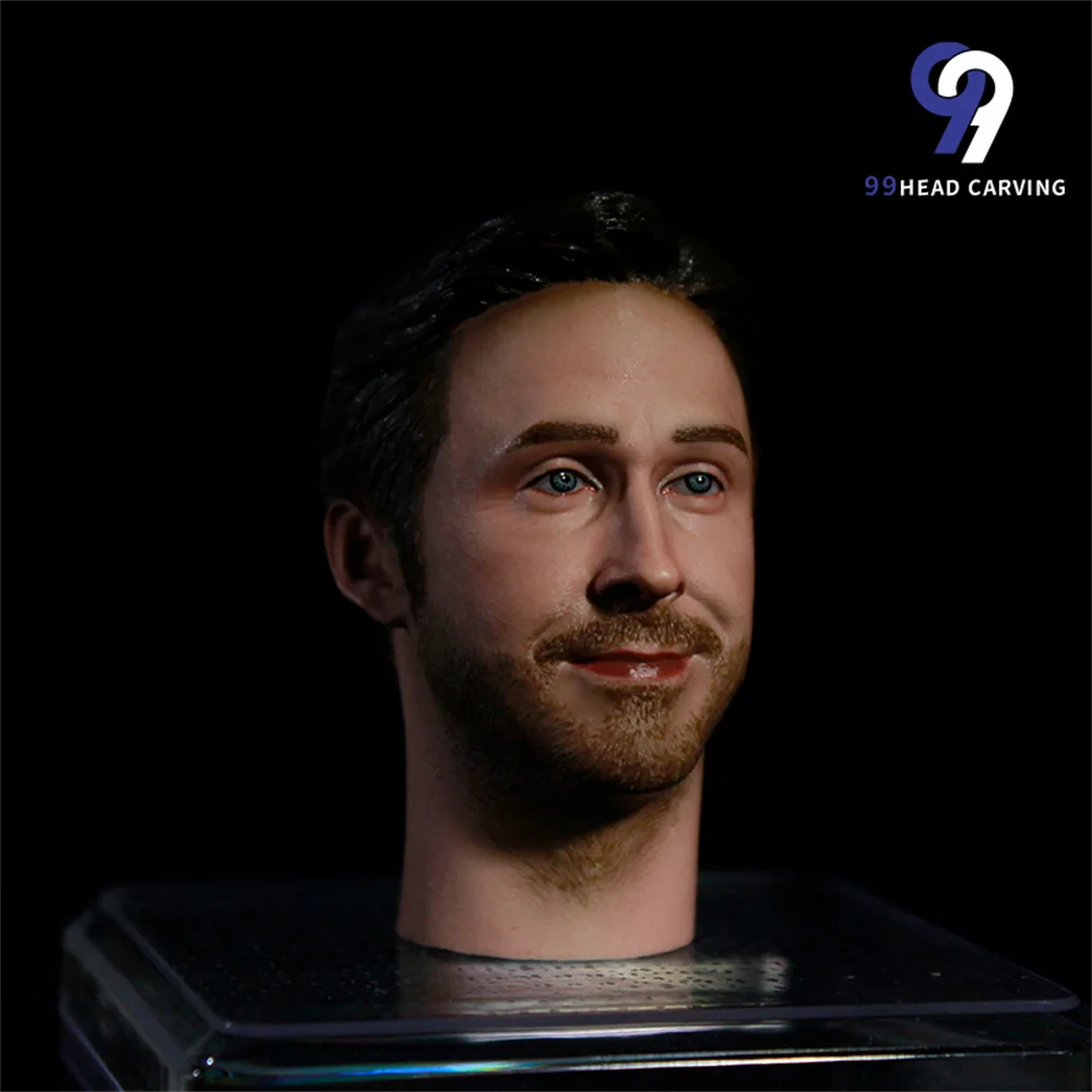 Ryan Gosling Male Head Carving Sculpt DIY Figure Muscle Body  Soldier Actor  Toys 1/6 Fexible Model for 12\'\' Action Figure  Toys