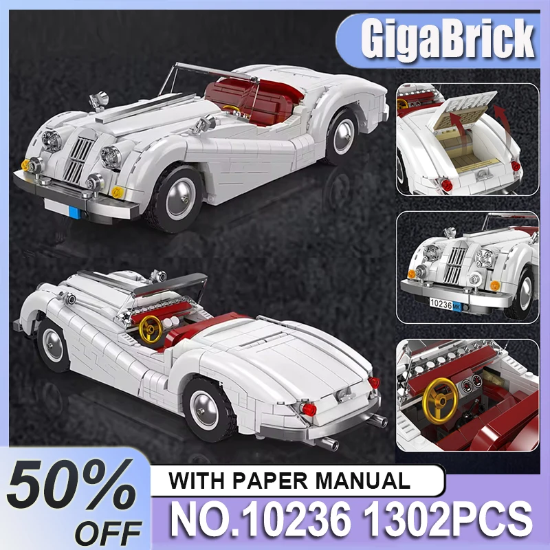 

MOULD KING 10236 MOC Custom Classic Sports Car 2025 New Model Building Block Assembly Collectible Toys Christmas Gift For Kids