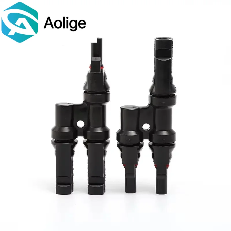 

1 Pair Solar PV Multi Parallel Branch Connectors pv module panel connector Male & Female Solar Energy Adapter