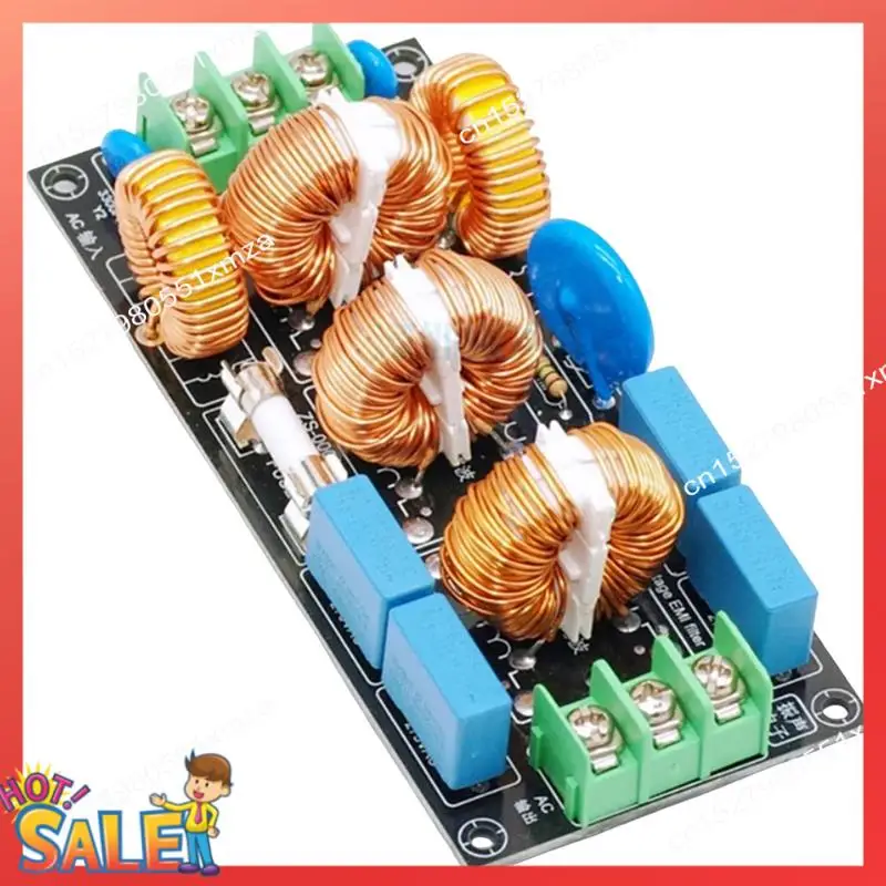 Filtro ABCL Filtro EMI Audio de cuatro niveles AC 220V Fuente de alimentación EMI 110V Modo diferencial Modo común Reglas de seguridad EMC FCC 4A