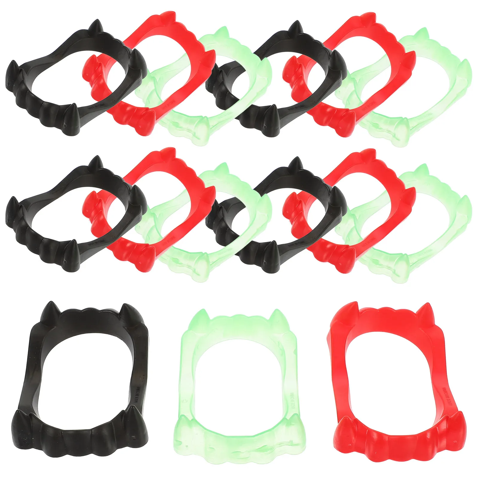 Artificial Teeth Dentures Decoration Hip Hop Halloween Cosplay Costume Prop Fake