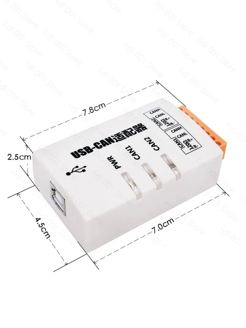 2026 USB to CAN USBCAN-2C dual channel, industrial grade isolation, intelligent CAN interface card, compatible with ZLG