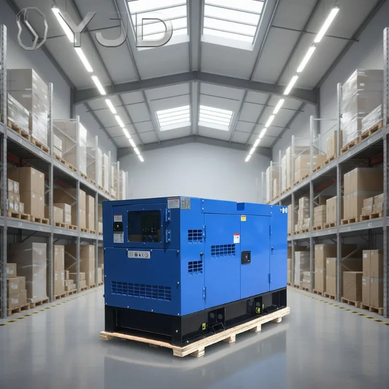 Weichai Engine Fueled Silent Type Diesel Generator Set 300/400V AC Single Phase 50Hz Soundproof Canopy