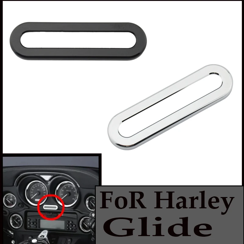 

For Harley Touring Road Glide Softail Sportster Motorcycle ornamental socket Indicator Light 1996-2013 black/electroplate