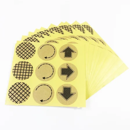 90pcs/lot Lattice & Arrow Series Round Kraft Paper Seal Sticker for Handmade Products Gift Package Label 30mm Kawaii Stickers
