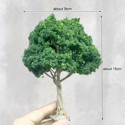 10-28cm Fine N HO G Scale Green Model Tree Wire Trunk Simulation Tree for Military Mountain Scenery Train Railway Layout