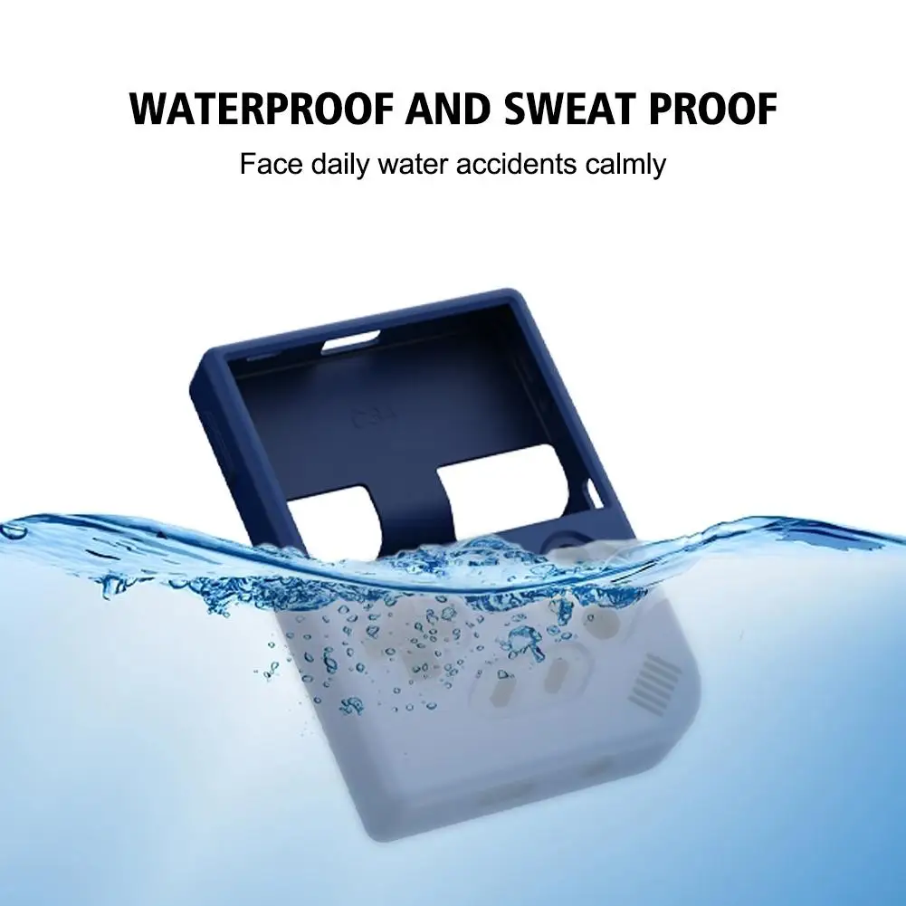 Silicone capa protetora para Handheld Game Console, Soft Shell, acessórios retro, RG35XX Plus