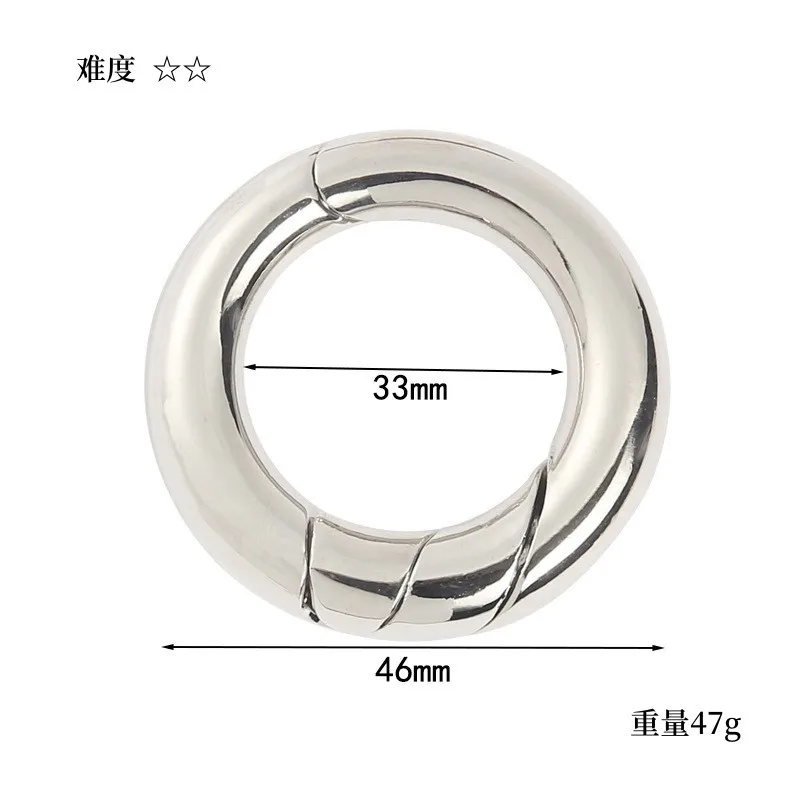Metal Ring Unloop Toy IQ Mind Brain Teaser Classic Difficult Unlocked Maze Puzzles Adult Kids Intelligence Unlocking Toys