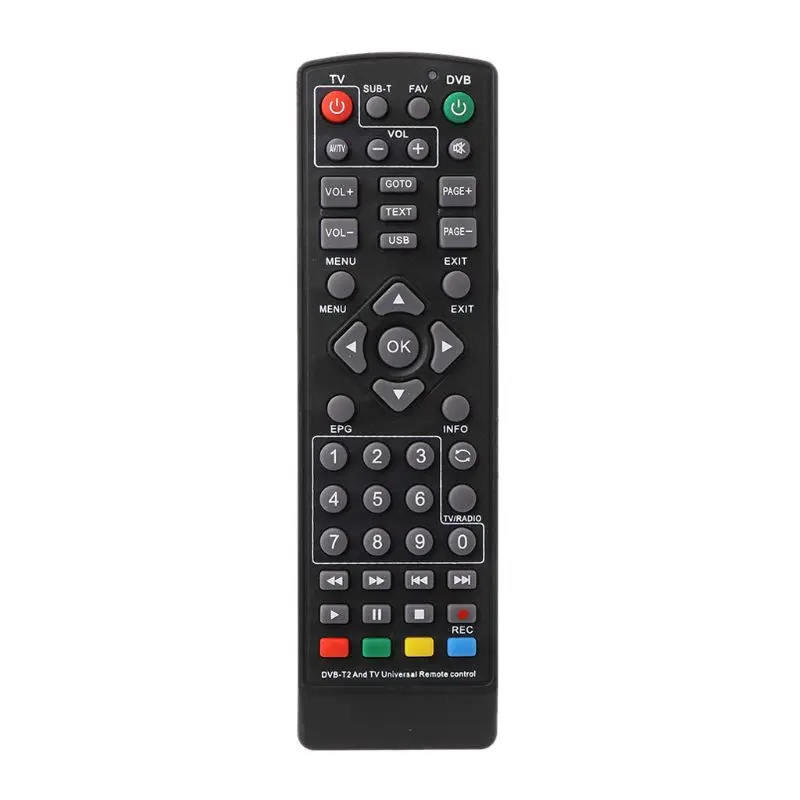 Universal Wireless Remote Control Controller Replacement for DVB-T2 for Smart Television STB HDTV for Smart Set Top TV B