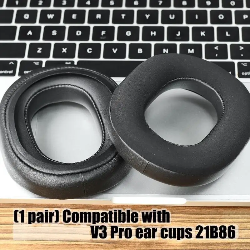 Y1UB Easy installation Ear Pad Quality Foam Offering Excellent Noise Isolation Ear Cushions for V3/V3X Gaming Headsets Earmuf