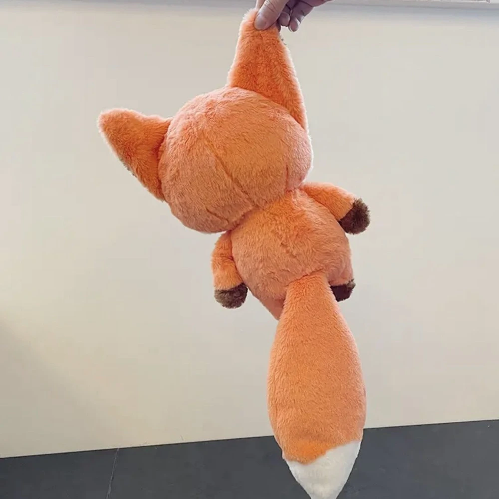 60Cm Cute Little Fox Plush Toy Big Tail Orange Super Cute Sleeping Pillow Fox Doll To Give Children Friends Birthday Gifts