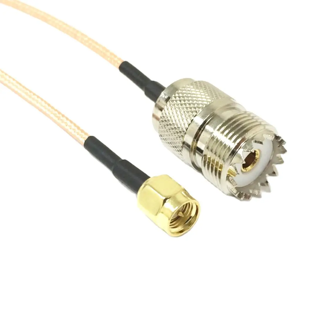 New  SMA Male Switch UHF Female Jack  SO239 Pigtail Cable RG316 Wholesale Fast Ship 15CM 6\