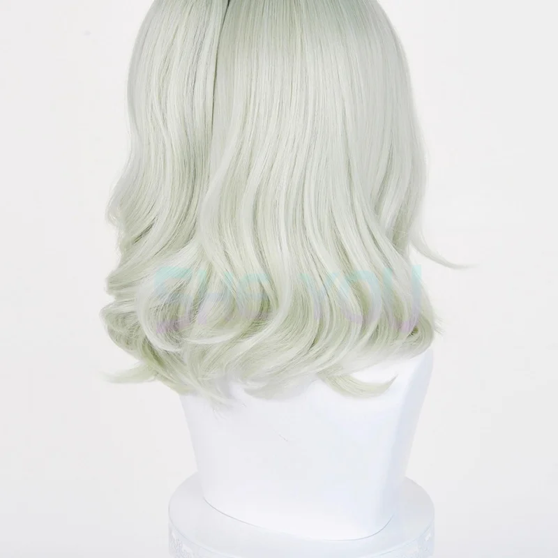 Zenless Zone Zero Virtual Idol شعر مستعار كوسبلاي لعبة Zenless Zone Zero Cosplay شعر مستعار نسائي لطيف أخضر فاتح على شكل ذيل حصان