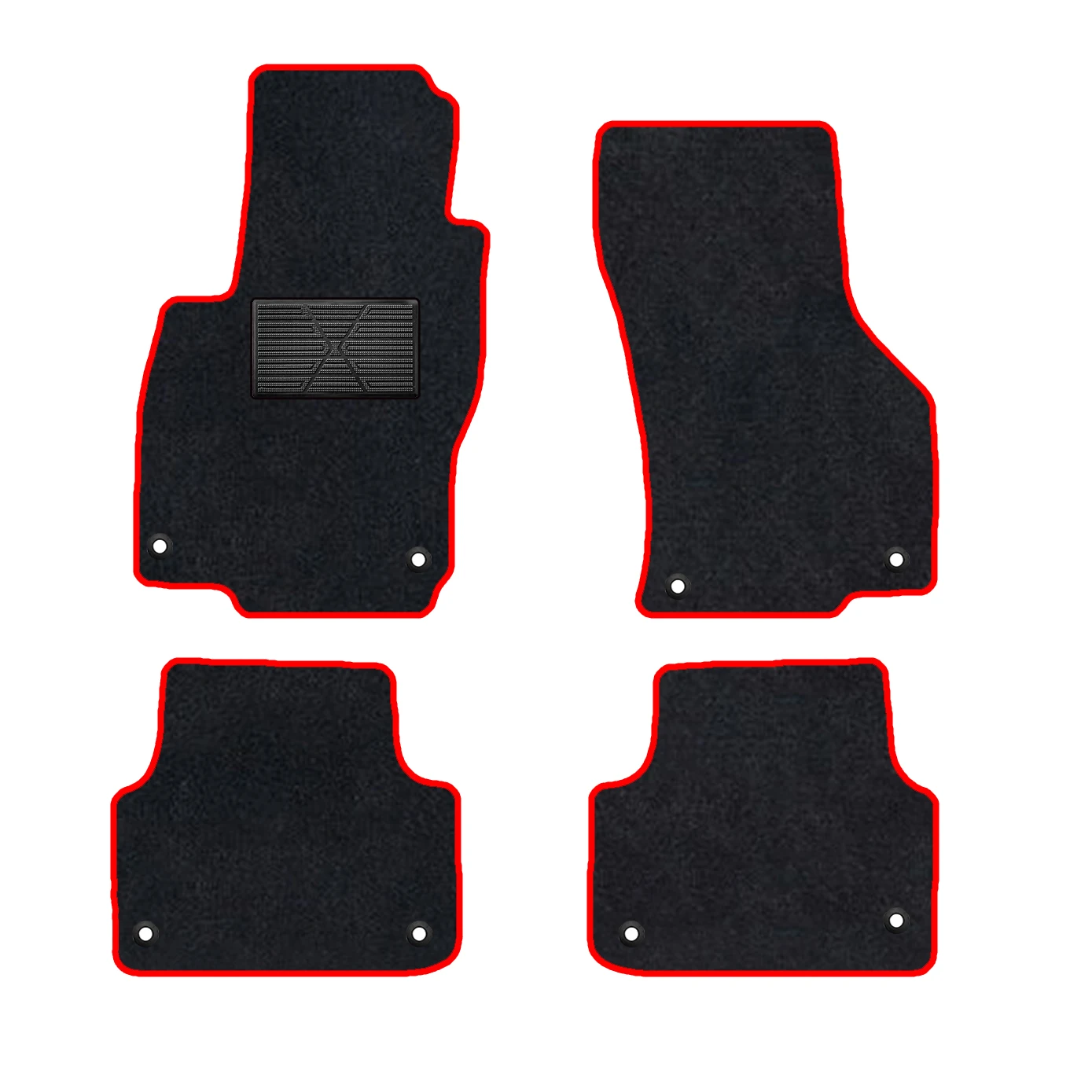 

Car Mats With Buttons Waterproof Non-Slip For Skoda Octavia 2012–2019 5E MK3 Estate Scout Car-Specific Mats Floor Mats Full Set