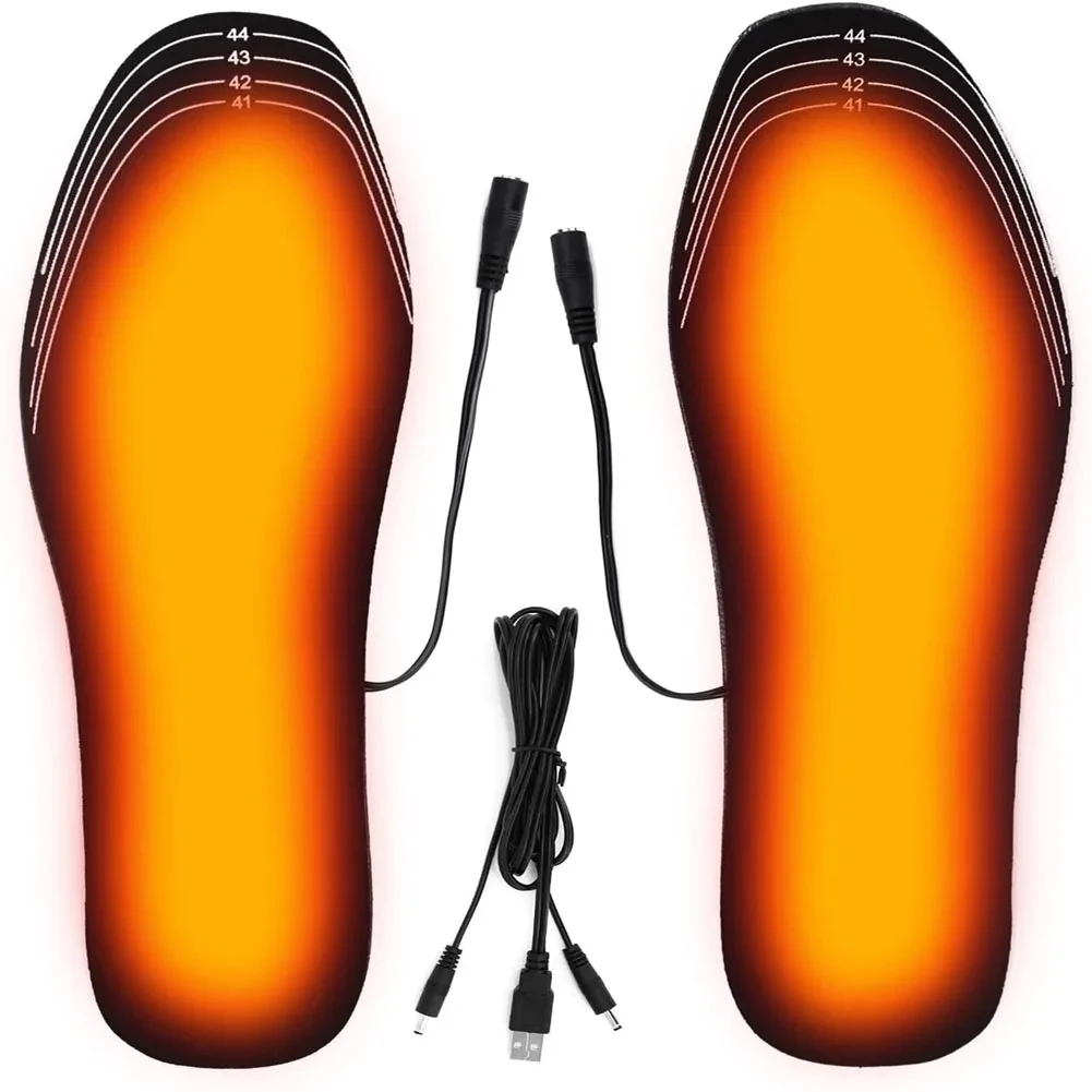 USB Beheizte Schuheinlagen Elektrische Fuß Erwärmung Pad Füße Wärmer Socke Pad Matte Winter Outdoor Sport Heizung Einlegesohle Winter Warm