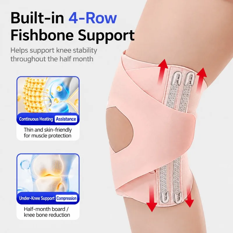 Knee Brace Meniscus Support Patella Ligament Protector Compression Knee Sleeve Shock Absorption Sports Injury Recovery Joint