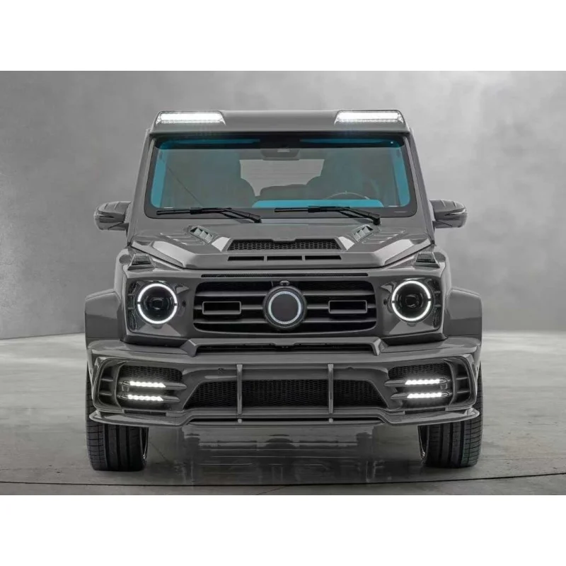 

For Mercedes-Benz G-Class W464 High Quality Second-generation M Style Dry Carbon Fiber Roof Lights Roof Spoilers