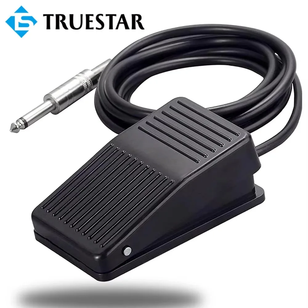 Tattoo Power Supply Foot Pedal ABS Portable Foot Switch with Plug Cable Mini High Sensitivity Tattoo Momentary Power Controller