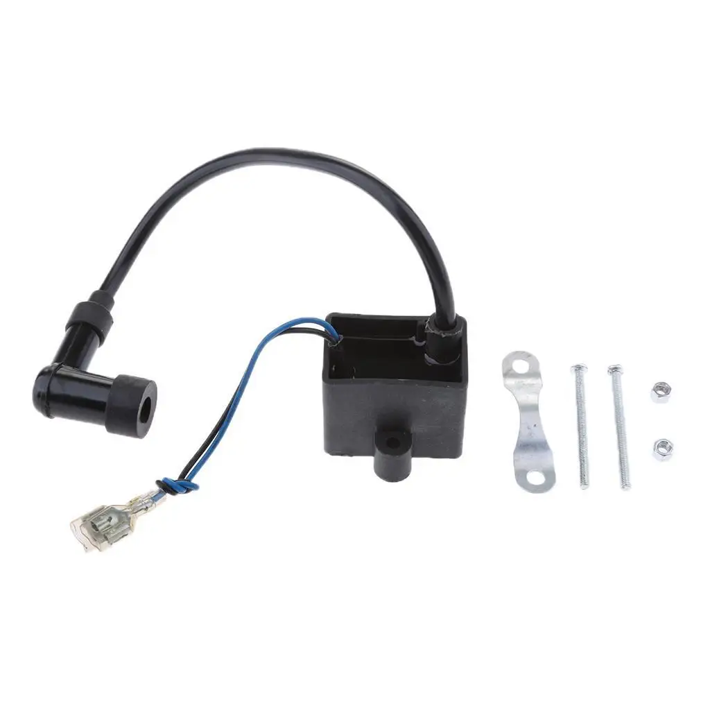 CDI Ignition Coil for 49-80cc 2-Stroke Engine Motorized Bicycle Black