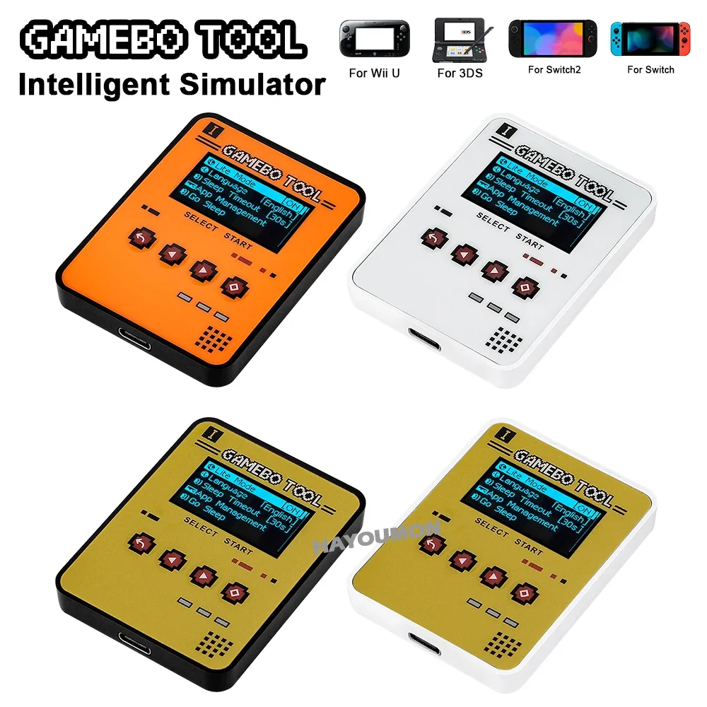 For Switch2/Wiiu/3DS Game Accessory For Allmiibo Chargeable Intelligent Simulator Emulator Bluetooth-Compatible Universal Writer