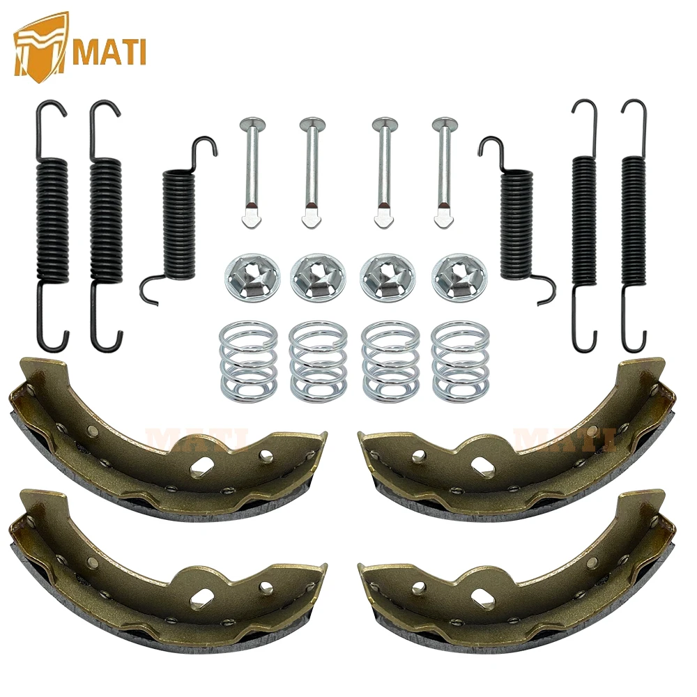 

Brake Shoes Springs Pins for E-Z-GO Medalist/TXT/RXV/Workhorse Yamaha G9/G11/G14/G16/G19/G20/G21/G22/G23/G27/G28 Gas Golf Cart