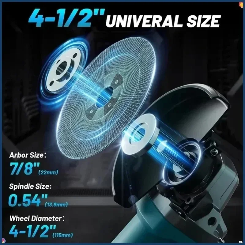 Makita DGA404 100mm Brushless Electric  Angle Grinder Metal Wood  Grinder Cordless Grinding Polishing Cutting 18V Machine