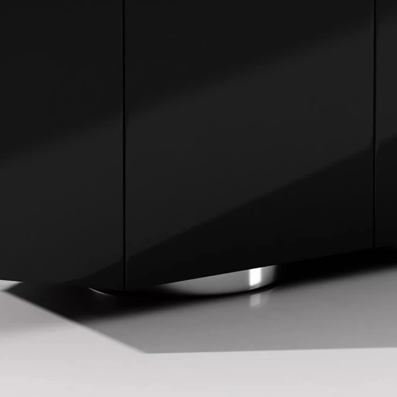 Armario de almacenamiento moderno de lujo de 200x40x90cm, armario multiusos para sala de estar de mediados de siglo, muebles de madera para hogar