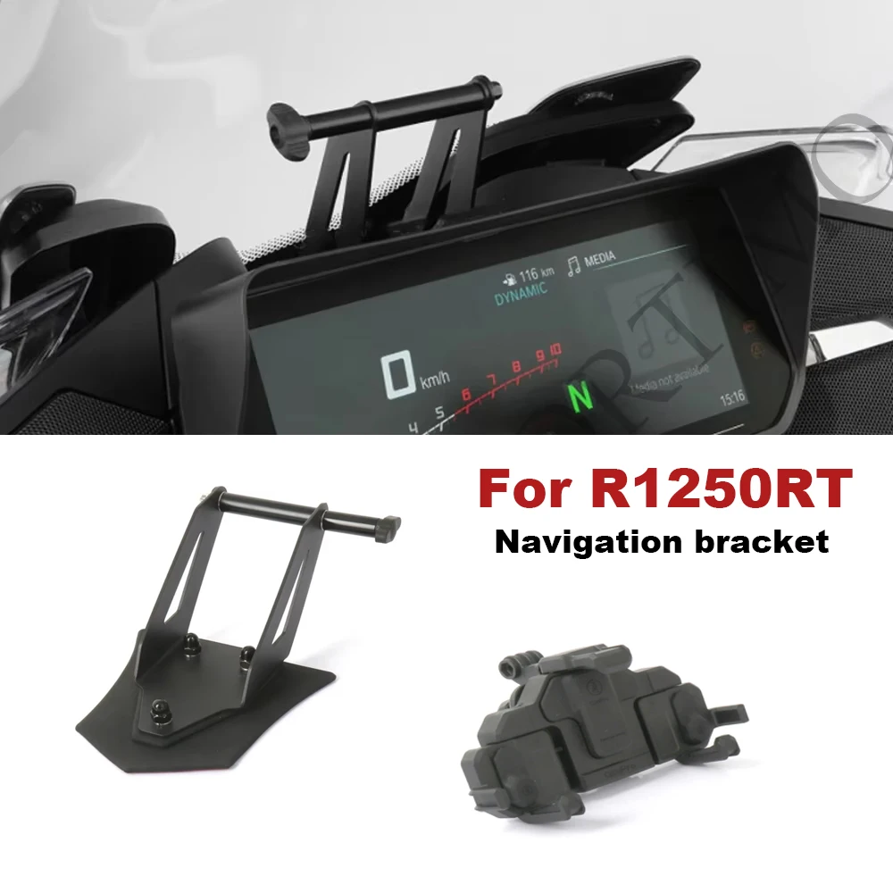 

For BMW R 1250 RT R1250RT 2021-2024 New Motorcycle Mobile Phone GPS Holder Stand Navigation bracket Device adapter 12MM