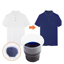 20g Dark Blue Color Fabric Dye Acrylic Paint Dyestuff Dye for Clothing in Cotton Nylon Silk Clothes Dye Textile Renovation