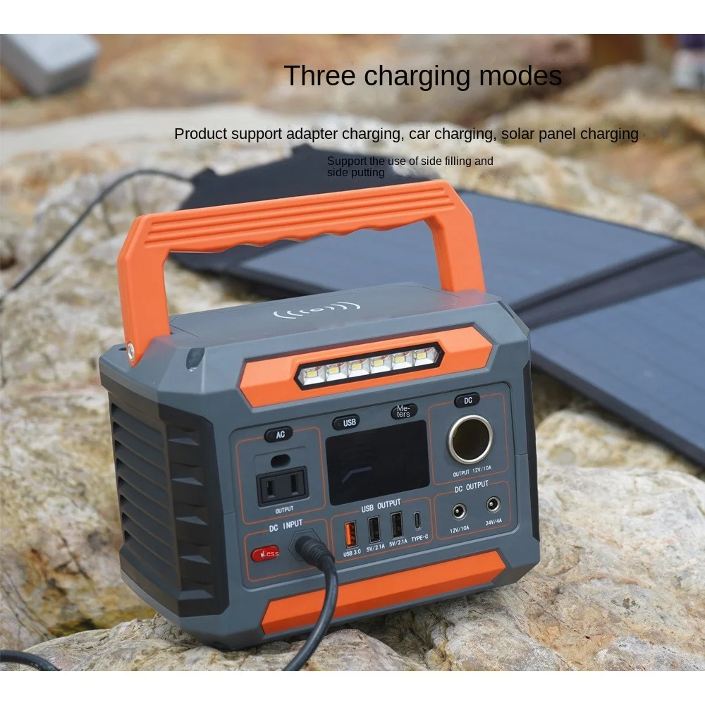 300W 220V 288Wh Home Solar Power Generator Outdoor Portable Station Solar Panel Pure Sine Wave MPPT Flashlight Car Compatible
