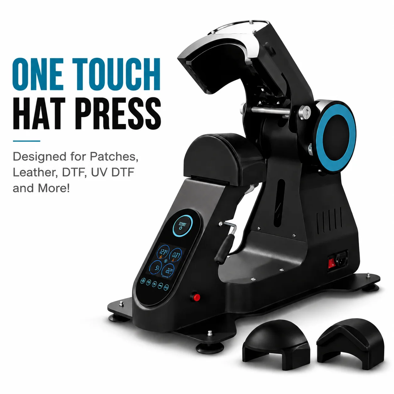 Hat Heat Press Machine Full Automatic Dual Heating Cap Press