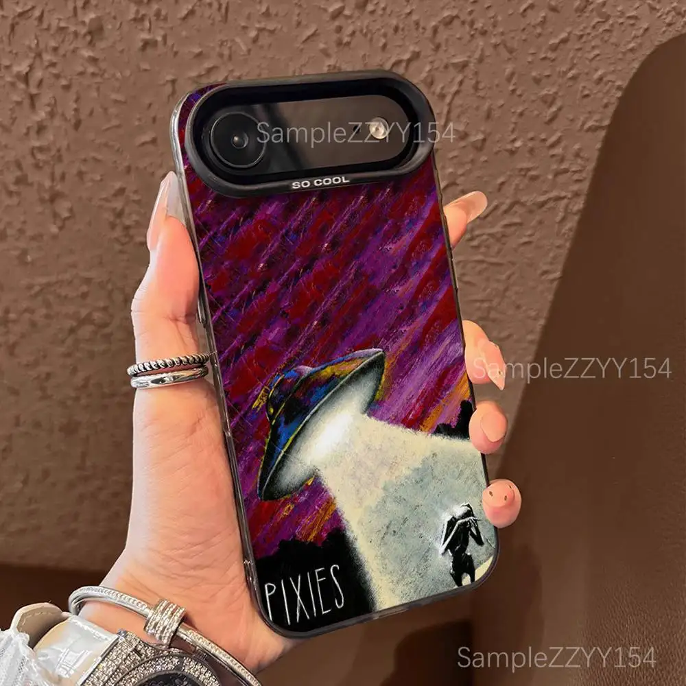 Casing HP P-Pixies Where Is My Mind Untuk iPhone 17,16,15,14,13,12,X,8,Pro,Max,Plus,E,SE4,Air,Mini Hitam IMD Matte