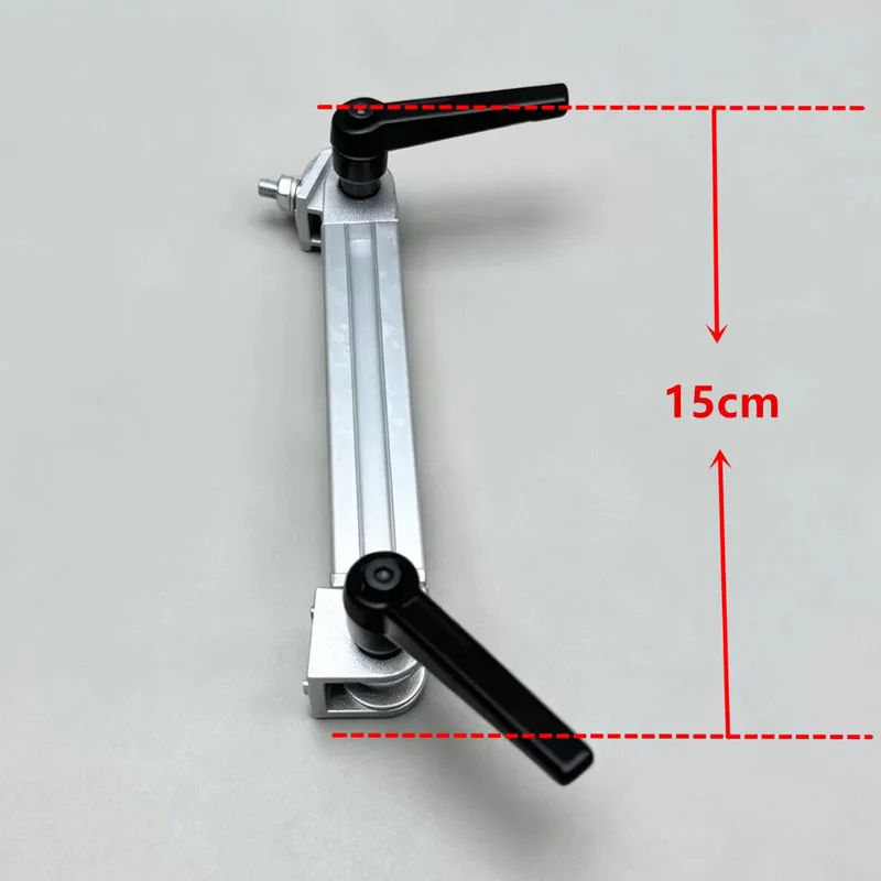 5PCS 15cm Lockable Universal Swivel Hinge Connector Aluminum Profile Support Arm for Home Improvement
