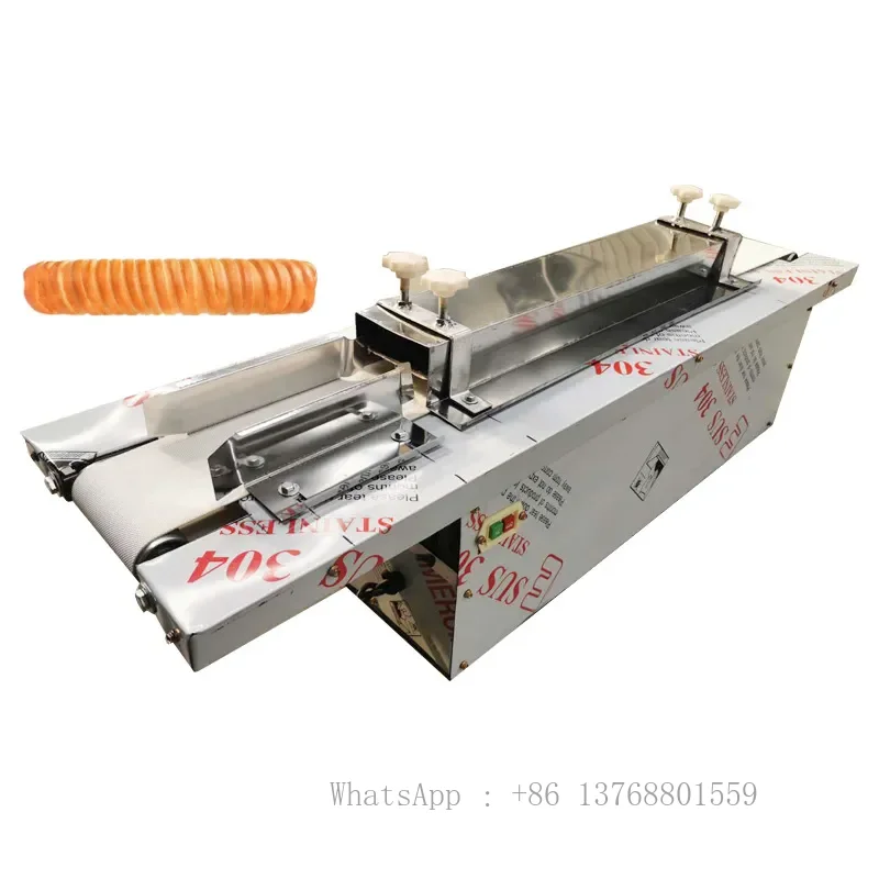 Cheap bakery roll baguette moulder long french bread dough moulder baguette moulding machine