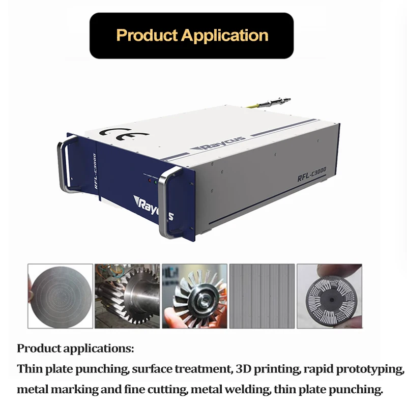 Praylee Original Raycus 3000W Laser Source Fiber Laser RFL-C3000S-CE for Handheld Laser Welding Machine