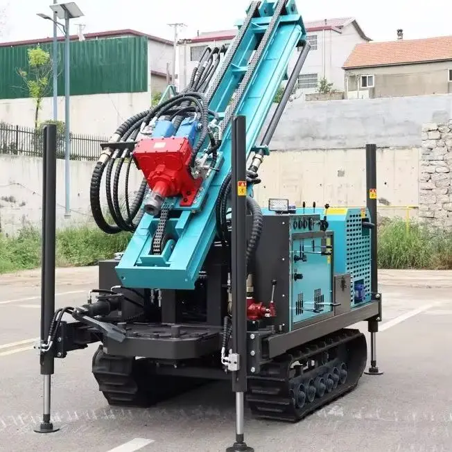 Customized Rotary Well Deep Drill Rig 300M Crawler Diesel Quick Rock Hot Sale Breaker Unit Deep Water Well Drilling Rig