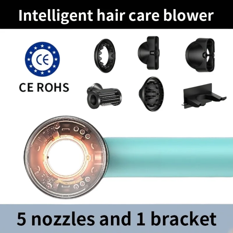 High Wind Home Negative Ion Silent Hair Dryer 1700W Intelligent Sensing Easy Hair Care Say Goodbye to Hot Hair Troubles