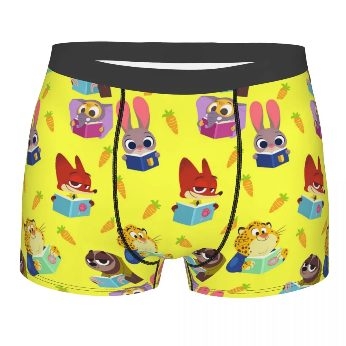 

Custom Zootopia Boxer Shorts For Men 3D Print Anime Underwear Panties Briefs Soft Underpants