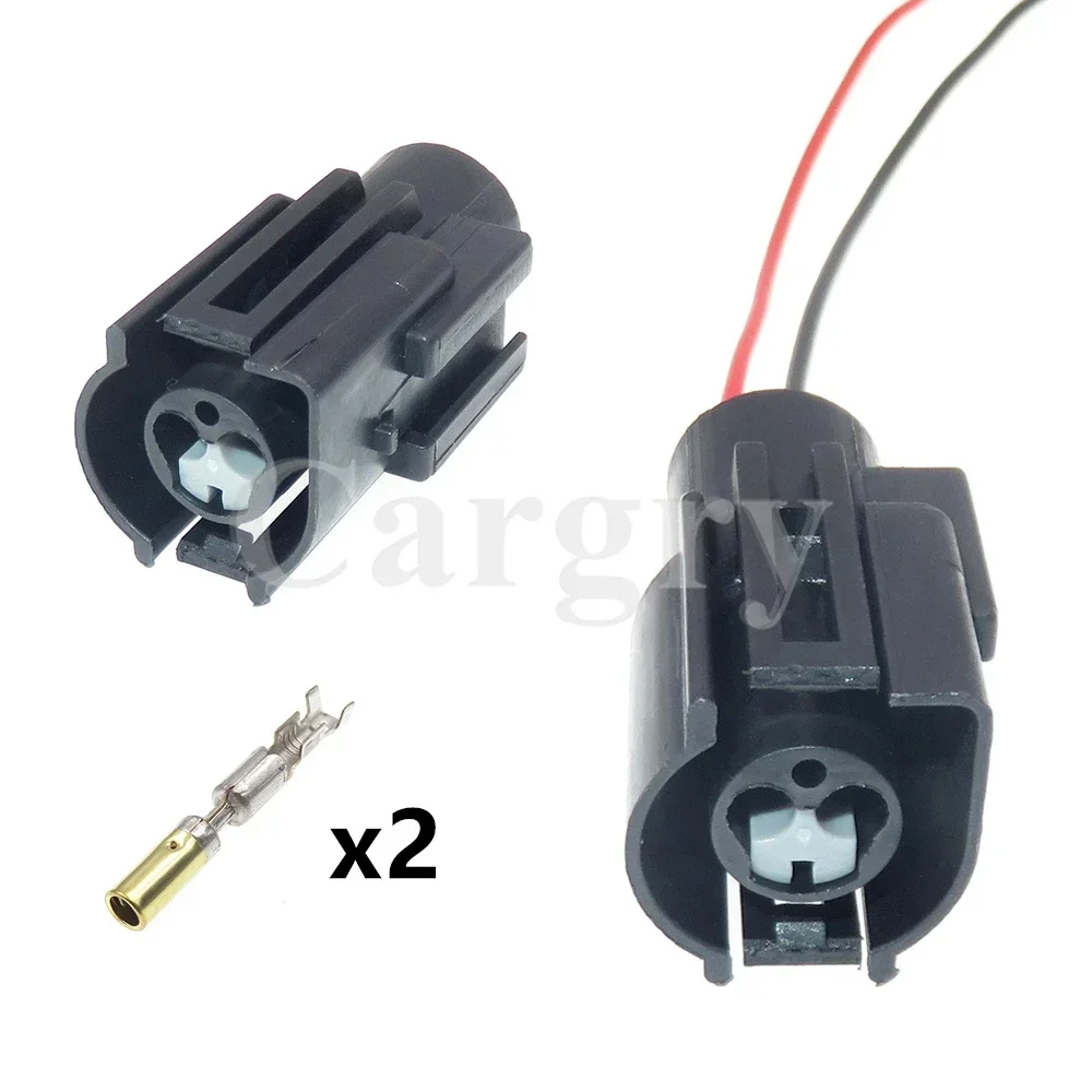 1 Set 2P AC Assembly Car Waterproof Plug Automobile Wire Harness Socket Auto Modification Plug Parts