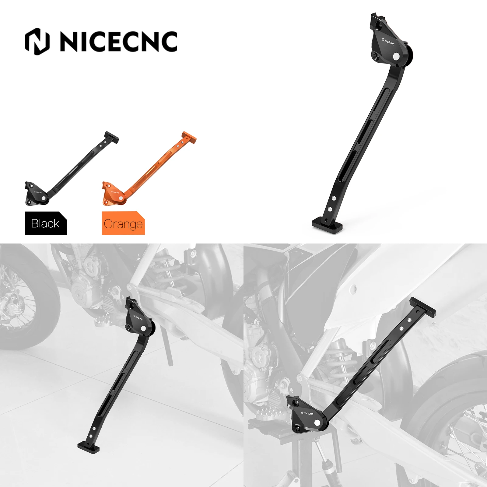 For GasGas MC350F 2022-2024 MC 450F 250F 125 2021 Husqvarna TC250 2017-2024 TC125 FC 250 350 450 2016 CNC Kickstand Side Stand