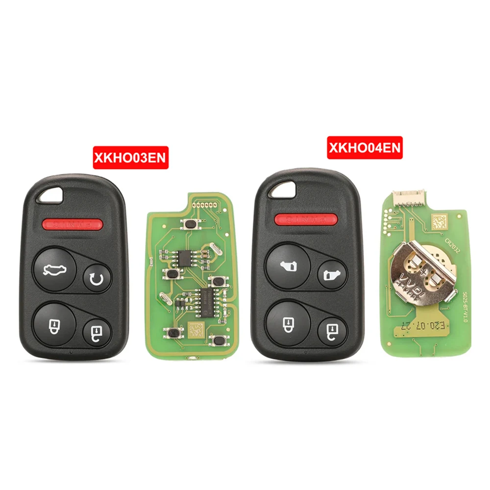 1pcs/lot Xhorse XKHO04EN XKHO03EN Wired Universal Remote Control Car Key 4+1 Buttons Car Key