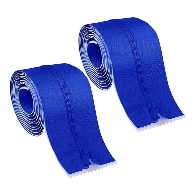 Y50A-12 Roll Heavy Duty Zipper Dust Barrier Zipper 3 Inch X 7 Ft Construction Zipper Self Adhesive Zipper Used For Greenhouse
