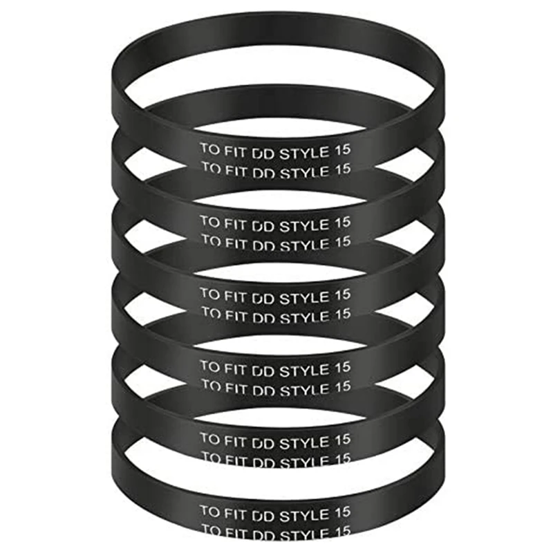 AC66 Сменный ремень с накаткой для пылесоса, 6 шт., совместимый с вертикальным пылесосом Dirt Devil Style 15,