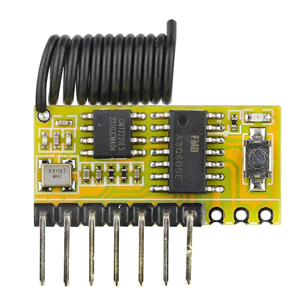 315Mhz/433Mhz Superheterodyne Wireless Receiver Module DC3.3-5.5V 1527 Learning Code Decoder Module for Remote Control