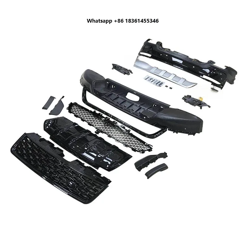 For 2020-2023 LR Evoque Dynamic Sport Body Kit Front Rear Bumpers Spoiler