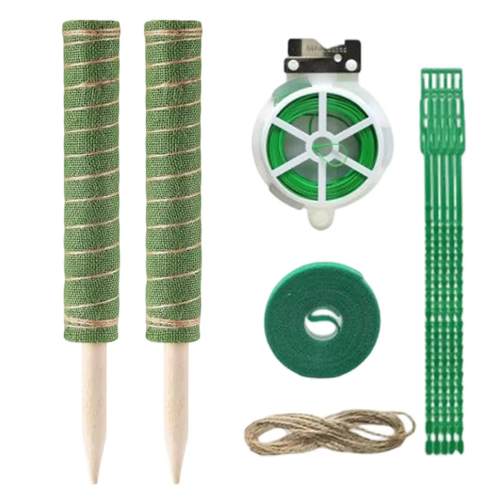 Wrapped Plant Climbing Moss Pole SetReusable Water Absorption Gardening Tool Plant Moss Pole Sticks For For Pothos Philodendron