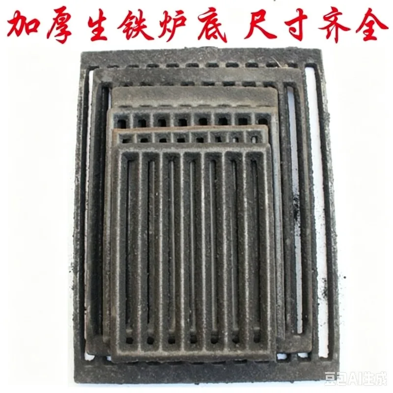 Pig iron cast iron square grate, furnace nose, furnace bridge, strip, bar, high temperature resistant boiler bottom accessories