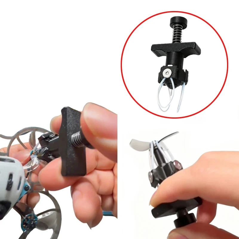 1 Stück 2-Blatt/3-Blatt Propeller-Abzieher Propeller-Demontagewerkzeug 1mm Auswerferstift für BetaFPV Meteor75 Pro 1S Tiny Whoops FPV Drohne