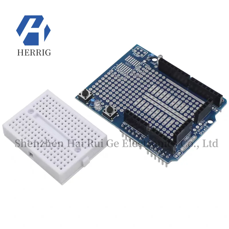 Picture 3: Arduino UNO R3 Robot Prototyping Expansion Board Proto Shield Breadboard Learning Expansion Board